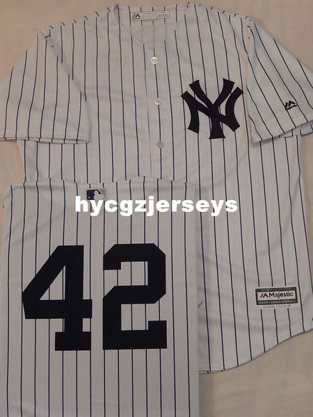 

baseball ny #42 mariano rivera sewn cool base shirt jersey wht p/s new mens stitched jerseys big and tall size xs-6xl for sale, Black;blue