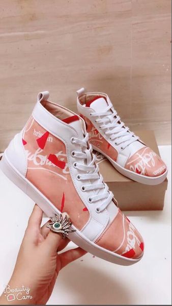 

christian louboutin cl53 fashionable man and woman bag red bottom shoes ing