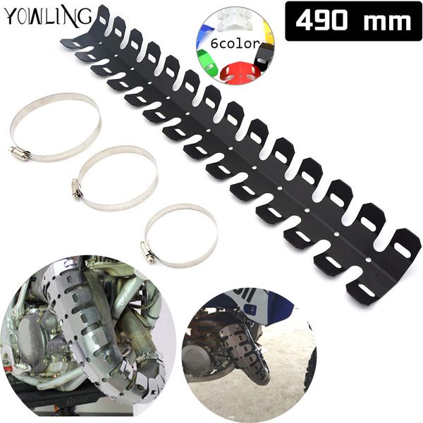 

yowling for yamaha motorcycle exhaust pipe leg protector heat shield cover dirt bike