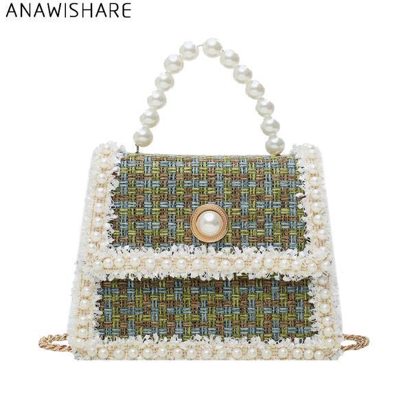 

anawishare women tote pearl crossbody bags for women messenger bags shoulder bag handbags bolsa feminina bolsos mujer
