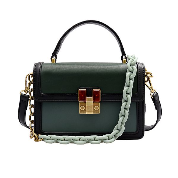 

solid color small pu leather crossbody bags for women 2020 summer chain lady travel shoulder messenger handbags