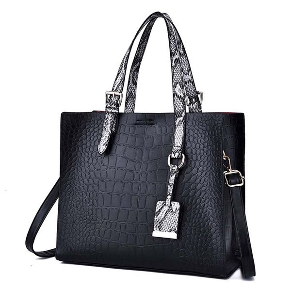 

solid color bags for women 2019 pattern large capacity tote crossbody shoulder bag casual female bags sac a main femme handbag