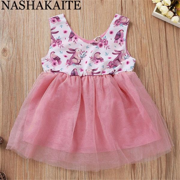 

nashakaite baby girl dresses v-neck sleevless pink tank dress sweet mesh girl princess dress toddler, Red;yellow
