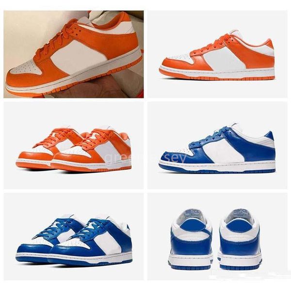 

новый sb dunk low kentucky syracuse кроссовки мужские белый оранжевый синий дизайнерские спортивные кроссовки мужские тренеры повседневная с