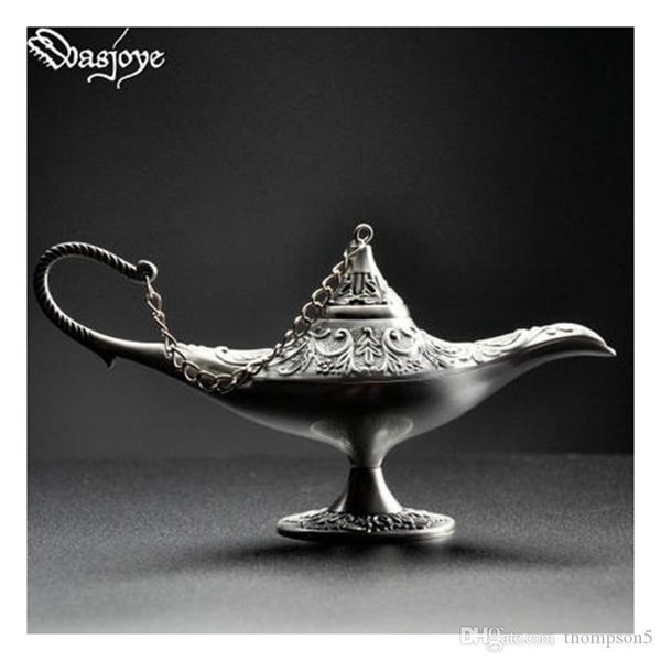 

magic oil lamp" metal restoring ancient home decoration creative india's bless lamp home accessories zinc alloy crafts novel