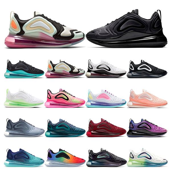 

new 720 mens sneakers running shoes fashion outdoor bubble pack volt white black oreo pink blast nightshade womens sports trainer size 36-45