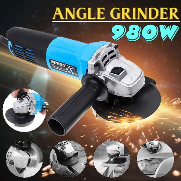 

11000rpm electric angle grinder 100mm dustproof anti-skid for grinding machine polishing metal stone processing tools