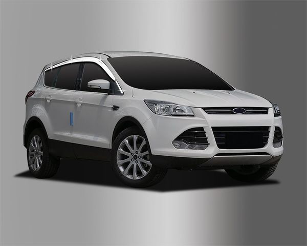 

8 chrome aluminum alloy car window visor wind deflector sun rain guard defletor for kuga 2013