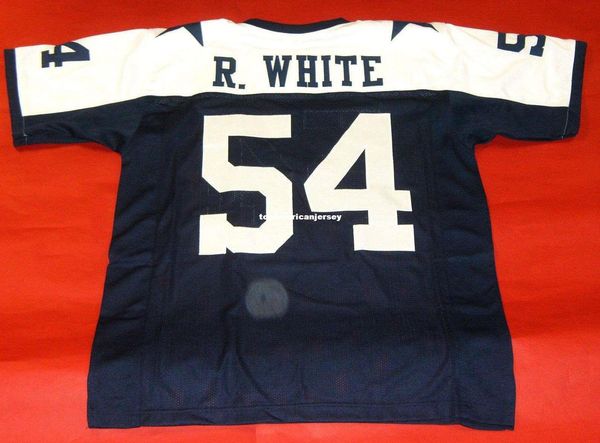 

дешевые ретро # 54 randy white custom top s-5xl, 6xl mitchell нсс джерси буле mens строчка top s-5xl, 6xl трикотажные изделия футбола идущие, Black;blue