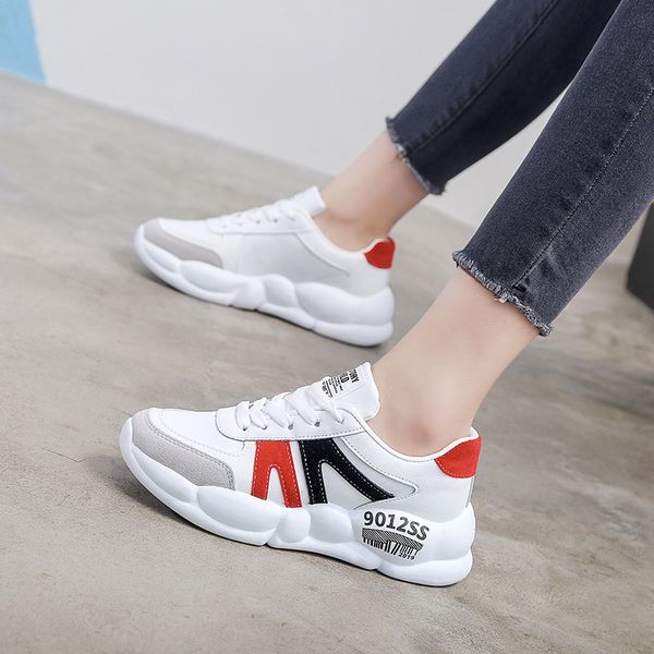 

new women's shoes korean sports shoes casual wild low to help tide