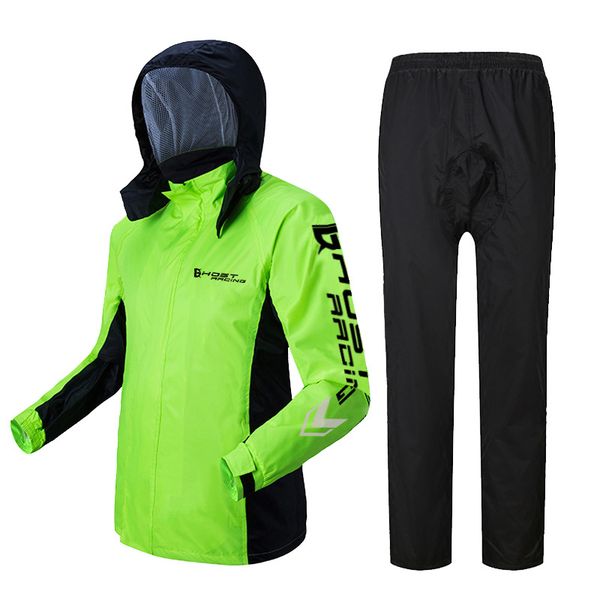 

raincoat waterproof jacket suit impermeable breathable men's motorcycles racing jacket fishing hiking women's coat