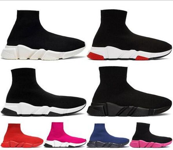 

luxury sock shoe speed knitted trainers casual sneakers speed trainer sock race fashion black shoes men women sports shoes size 36-45