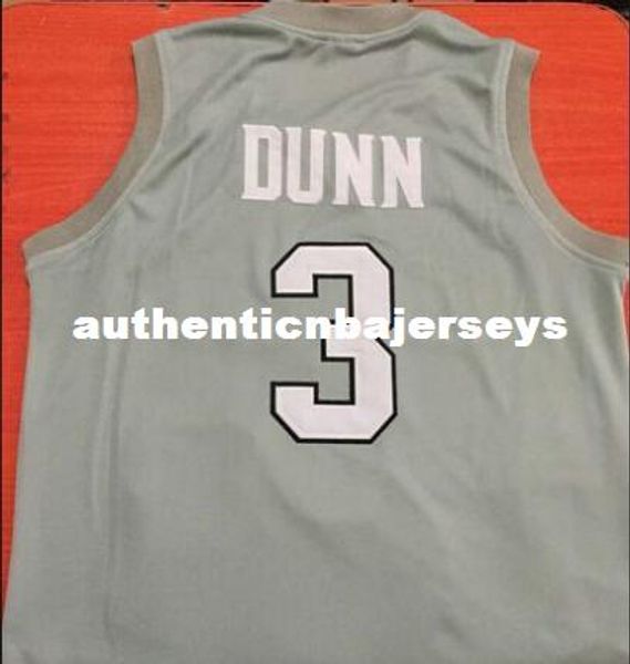 

mens #3 kris dunn new materials with double embroidery jerseys sz s-xxxl white black gray jersey, Black;blue