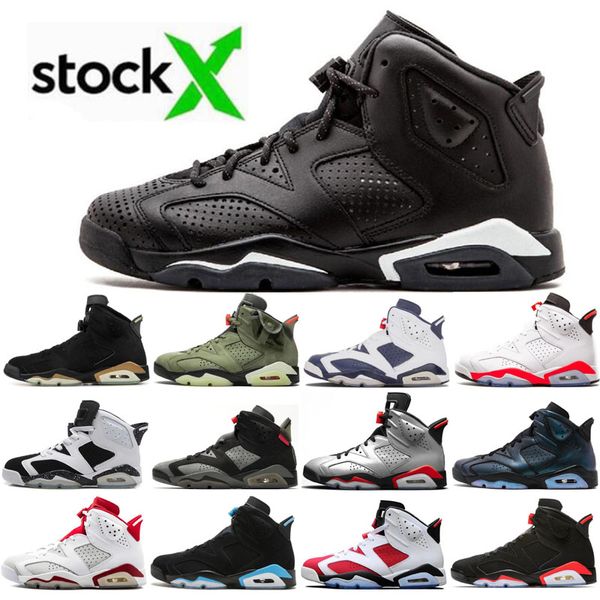 

air retro jordan travis scotts psg 6 6s mens basketball shoes cactus jack black infrared bred bugs bunny men sports designer sneaker