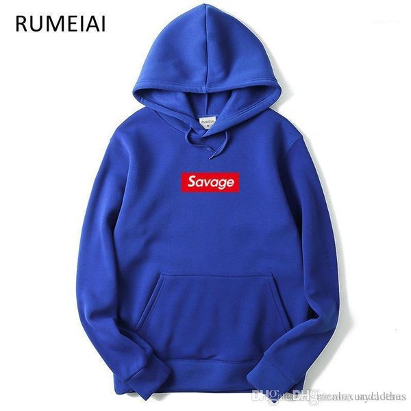

designer sweatshirts pullovers skateboard long sleeved hoodies savage mens hooded, Black
