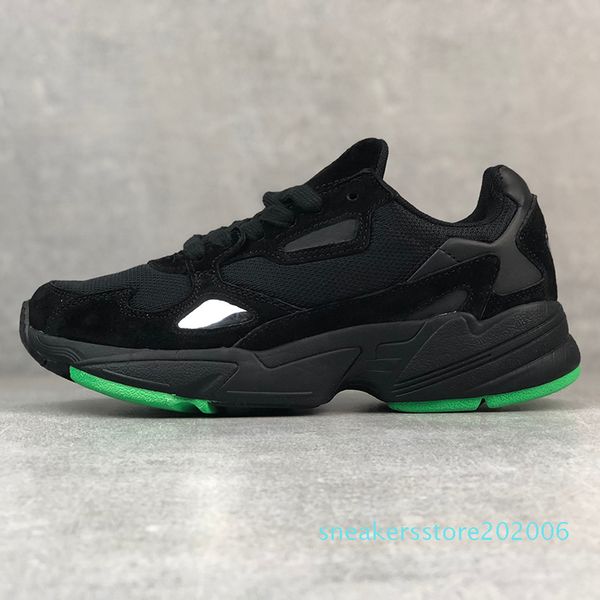 

2019 new designer falcon w dad fashion luxury casual chaussures for women men triple white core black neon pink originals s06