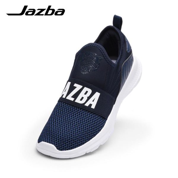 

jazba zabar elastic slip-on shoe men sneakers breathable vamp starp light eva running walking shoes 2019 sport outdoor shoes