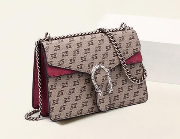 

2019 new shoulder bag retro handbags wild small square bag chain messenger bag fashion ladies handbag