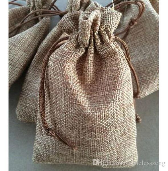 New Wedding Creative Candy Bags Retro Linen Candy Bag Classical