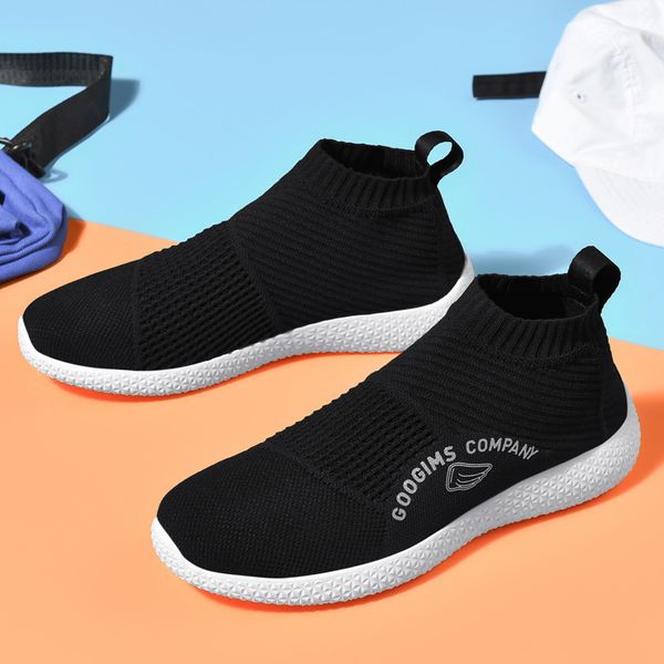 

fashion running shoes flying woven shoes mesh couple men's women's a pedal lazy casual tide