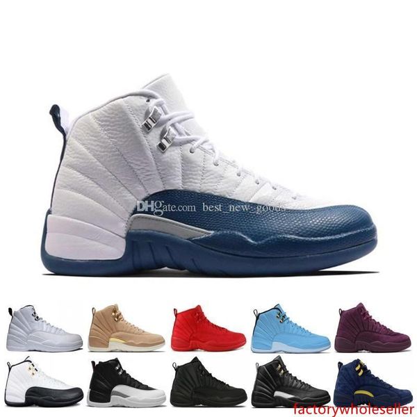 

12 hot 12s мужская баскетбольная обувь кроссовки черный белый такси тренажерный зал красный гамма синий 12 12s мужская спортивная обувь разм