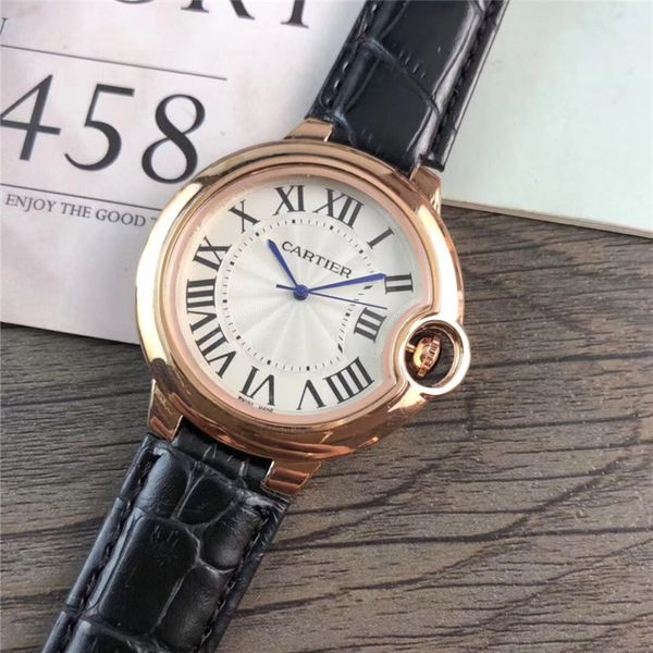 

36mm шарма женские часы высокого класса люкс выросли золотые часы кольцо дизайнер высокого качества пояса бренд женские часы, Slivery;brown