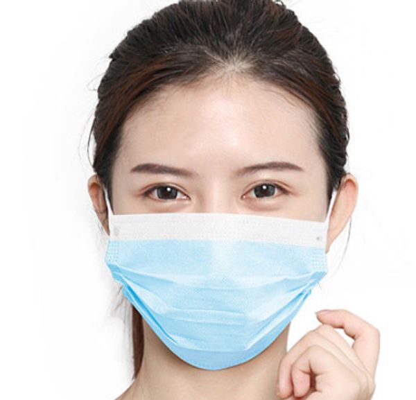 

one off the shelf respirator dust-proof breathable nose mask for men and women three-layer thick protective mouth mask 50 pieces