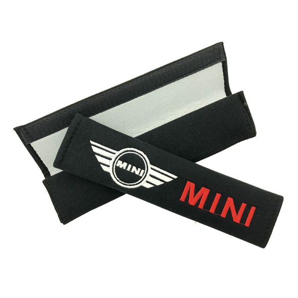 

2pcs new upgraded version seat belt cover car shoulder pad sleeve seat safety belt cover for mini cooper s countryman r series