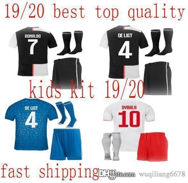

2019 ronaldo juventu occer jer ey 19 20 juve kid home away de ligt dybala higuain buffon cami eta futbol cami a maillot football hirt