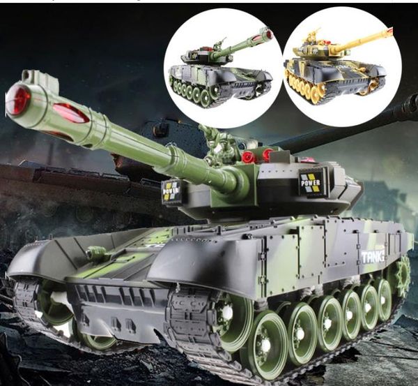 

44cm super rc tank charger battle launch cross-country tracked remote control vehicle hobby boy toys for kids children xmas