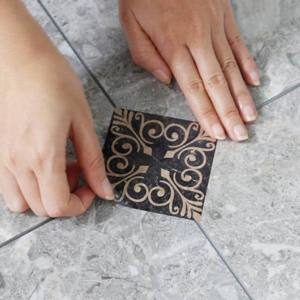

35 pcs/set retro ceramic tile diagonal stickers self adhesive diy floor waterproof pvc wall stickers for kitchen home decor