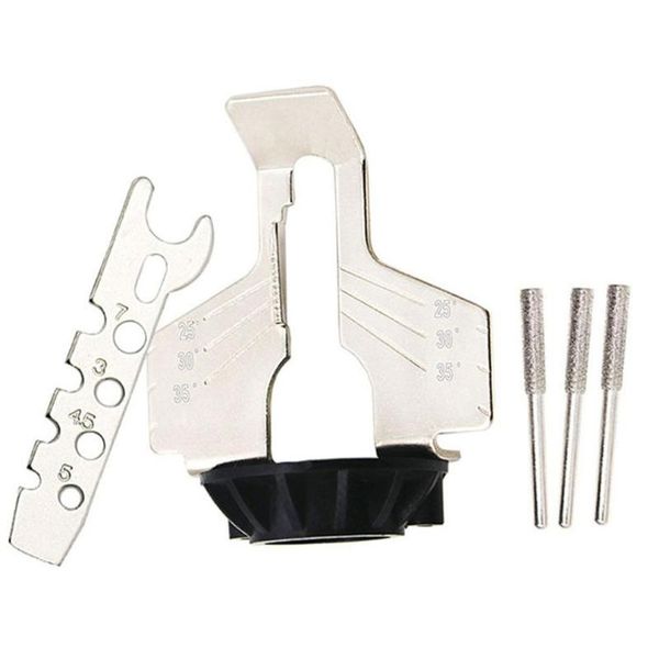 

saw sharpening serrated tool set rotary power drill hand sharpener adapter polishing tools and ruler grinding tool