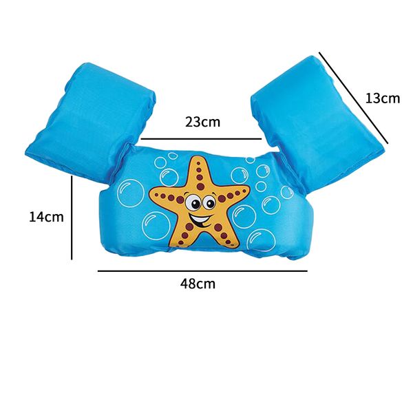 

child swim vest cartoon swim pool swimming arm ring safety training 2-7 year old children swimming arm circle float ring