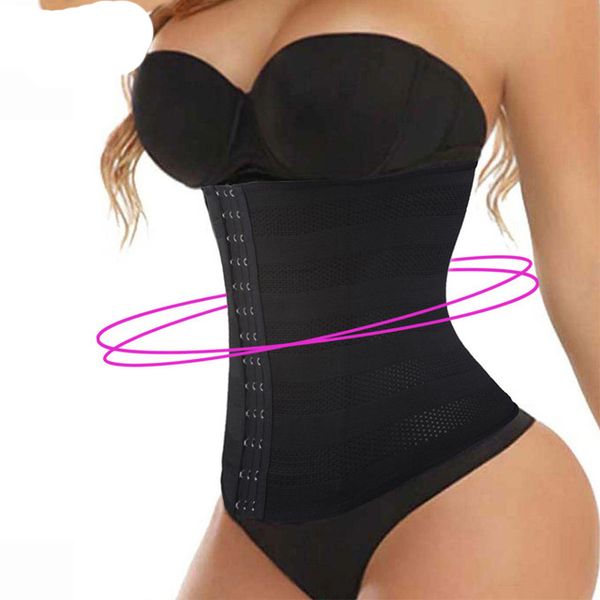 

waist trainer belt corset steel boned body shaper women postpartum belly band corselet bustier modeling strap wedding party, Black;white