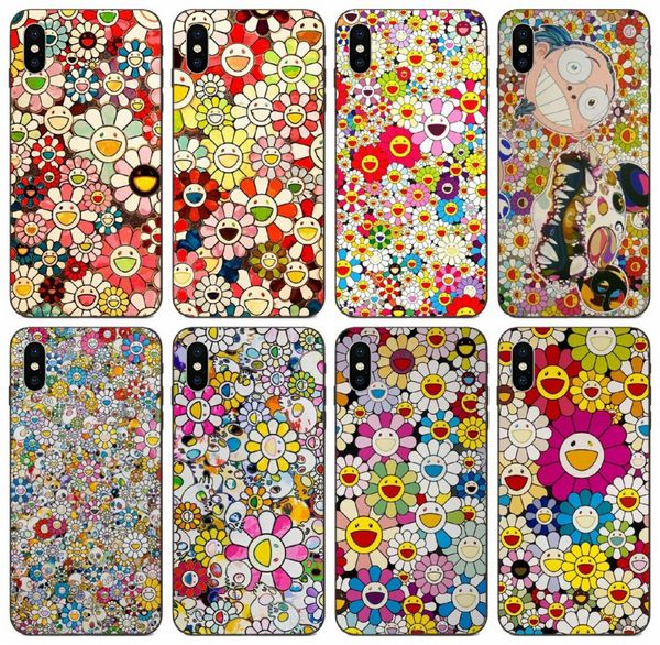 

tongtrade] takashi murakami flowers case for apple iphone 11 pro max xs 8s 7s 6s galaxy j2 huawei mate 30 20 lite sony xperia e5 1pcs case