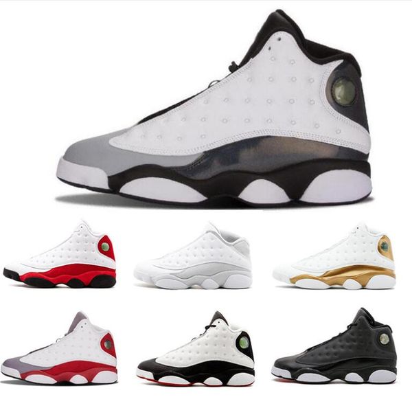 

13 13s cap and gown mens basketball shoes atmosphere grey terracotta blush chicago cat black infrared flints bred dmp men sports sneakers