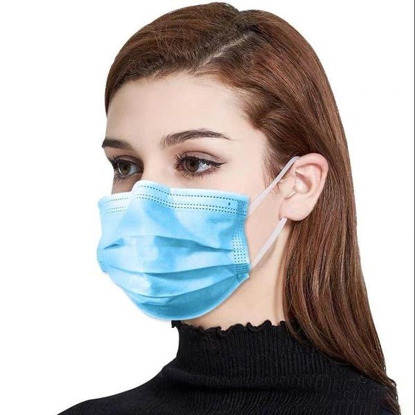 

dhl 200 disposable masks earmuffs dustproof anti-fog masks breathable and tasteless to protect the health of your family
