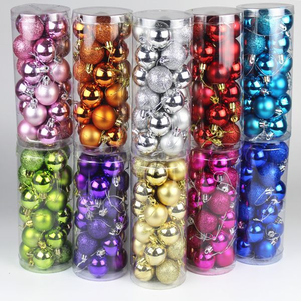 Barrel Christmas Balls Christmas Decorations Tree Ornaments Hotel Mall Ceiling Hanging Ball Plastic Plating Ball Outdoor Christmas Stockings Outdoor