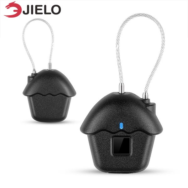 

fingerprint lock smart padlock usb charge waterproof lock with finger print security touch keyless lock long standby time wholesale