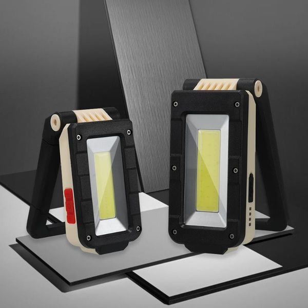 

portable led work light rechargeable lamp magnetic abs outdoor camping