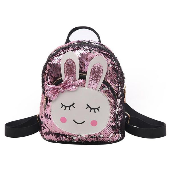 

women girl laser leather personality creative zipper travel bag wild child student bag backpack mochila feminina 2020