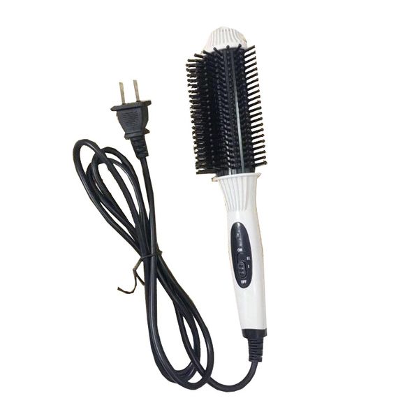 

электрический styling brush шаг выпрямитель для волос фен вращающаяся щетка горячего воздуха профессиональный фен для волос бигуди
