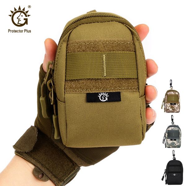 

mini molle waist bag tactical sub-package outdoor travel camping toolkit sports phone bag army hiking tool