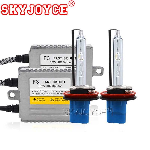 

skyjoyce 35w dlt f3 fast bright quick start hid ballast kit xenon h7 h1 h11 h3 hb4 d2h car headlight bulb 35w 5500k h7 xenon kit