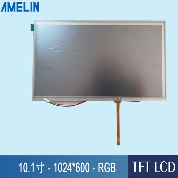 10,1-дюймовый 1024*600 TFT LCD модульный дисплей с интерфейсом RGB экраном и резистивной сенсорной панелью RTP