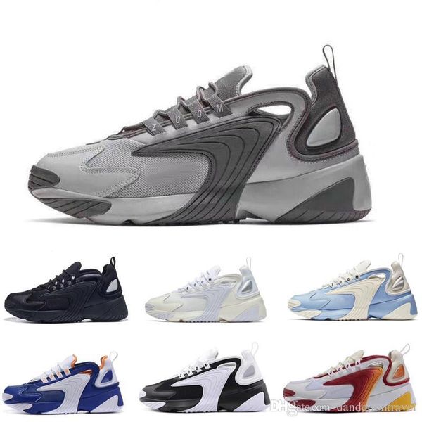 

with box 2019 triple black m2k tekno zoom 2k men women casual shoes creamy white race designer sports ssneakers mens trainer 36-45