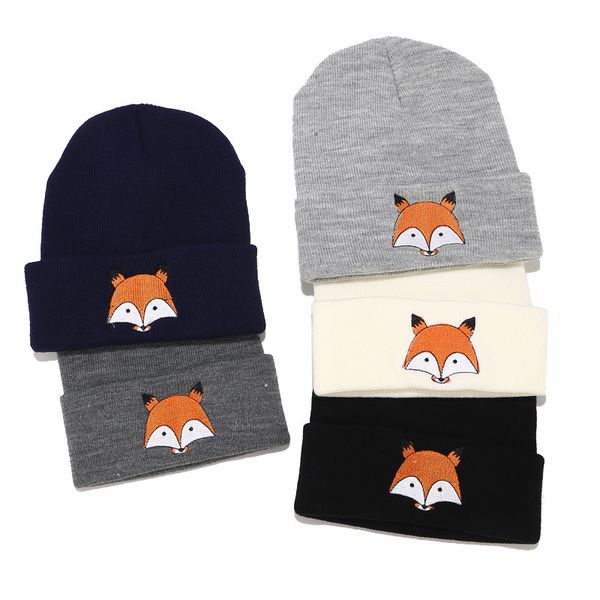 

crochet cap winter skullies women knit soft ear men knitted beanie new elasticity hats caps animal warm embroidery female hat accessori skpc, White;black