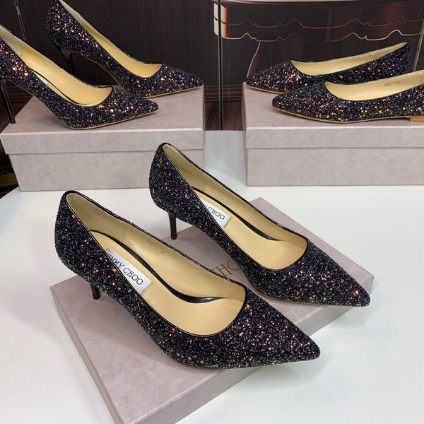 

spring and summer new style high-end women's star heels ballet wedding shoes sandals triple fashion luxurydesigner women's shoes h
