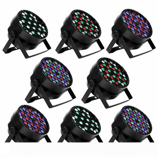 

54x3w led stage lights dmx 512 control led dj par light rgbw stage lighting projector party dj ktv bar stage club