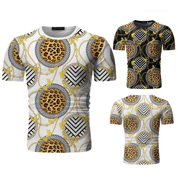 

casual mens tees short sleeved printed t-shirt fashion slim round neck pullover t-shirt 2020 summer designers, White;black